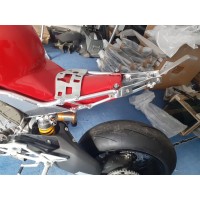 Motoholders Subframe for Ducati Panigale V4 with Undertail Exhaust Mounts Motoholders Subframe for Ducati Panigale V4 with Undertail Exhaust Mounts
